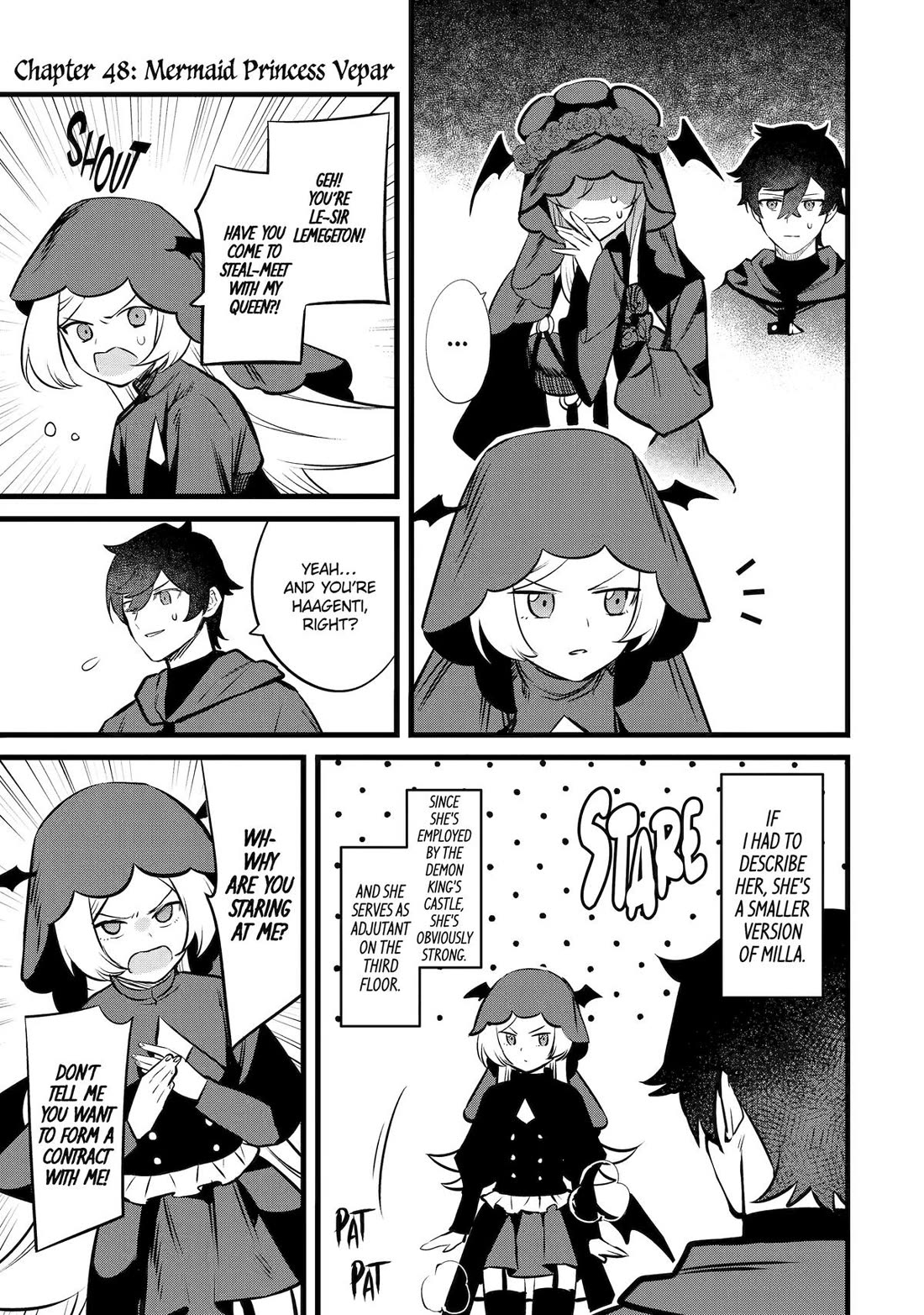 The Impregnable Demon King's Castle and the Expelled Black Mage of the Hero's Party chapter 48 page 1