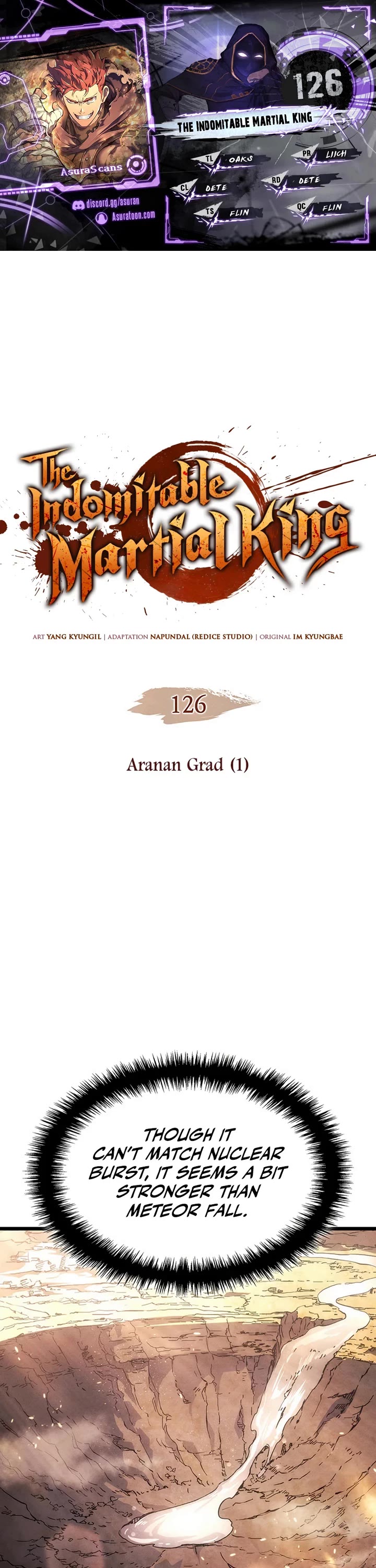 The Indomitable Martial King chapter 126 page 1