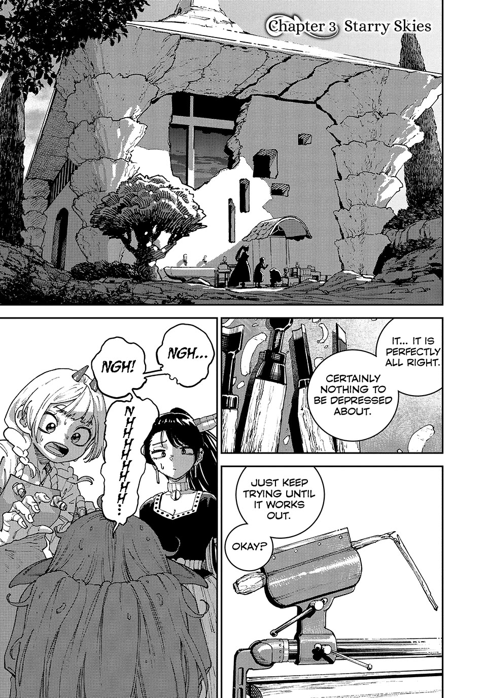 The Journey of a Dark Elf with Fading Powers chapter 3 page 1