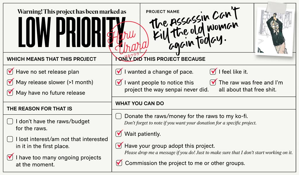 The Killer Can't Kill The Old Bag Today Either. chapter 2 page 1