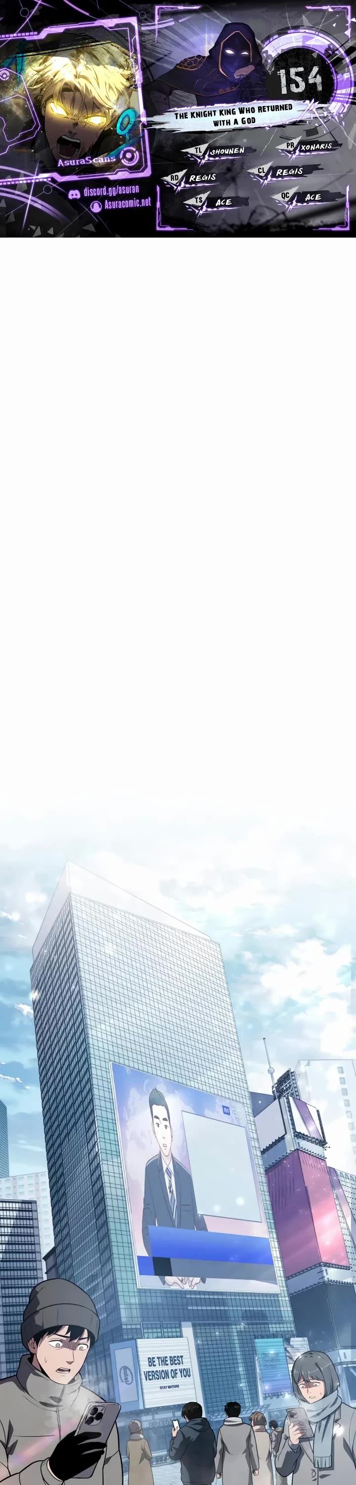 The Knight King Who Returned with a God chapter 154 page 1