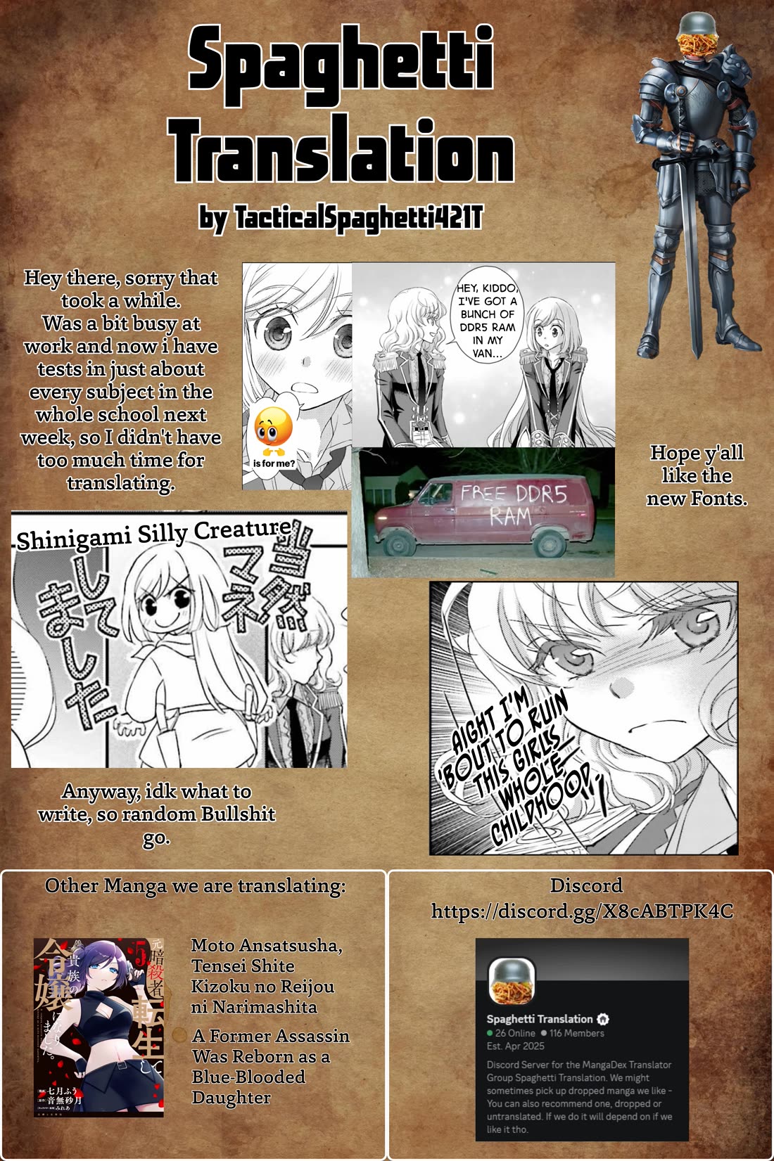 The Little Girl Raised by Death Hold the Sword of Death Tight chapter 57.1 page 14