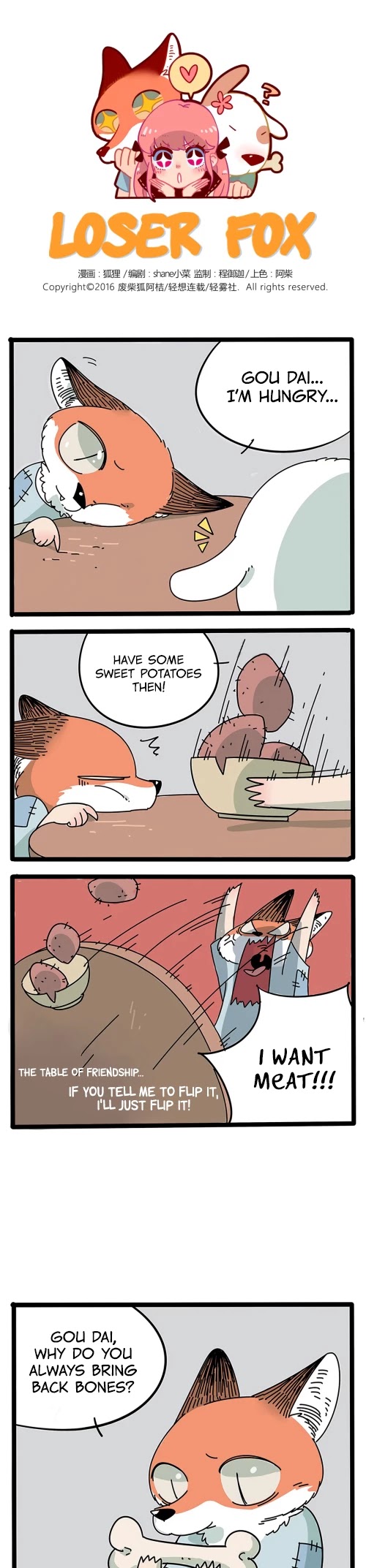 The Loser-fox orange chapter 7.5 page 1