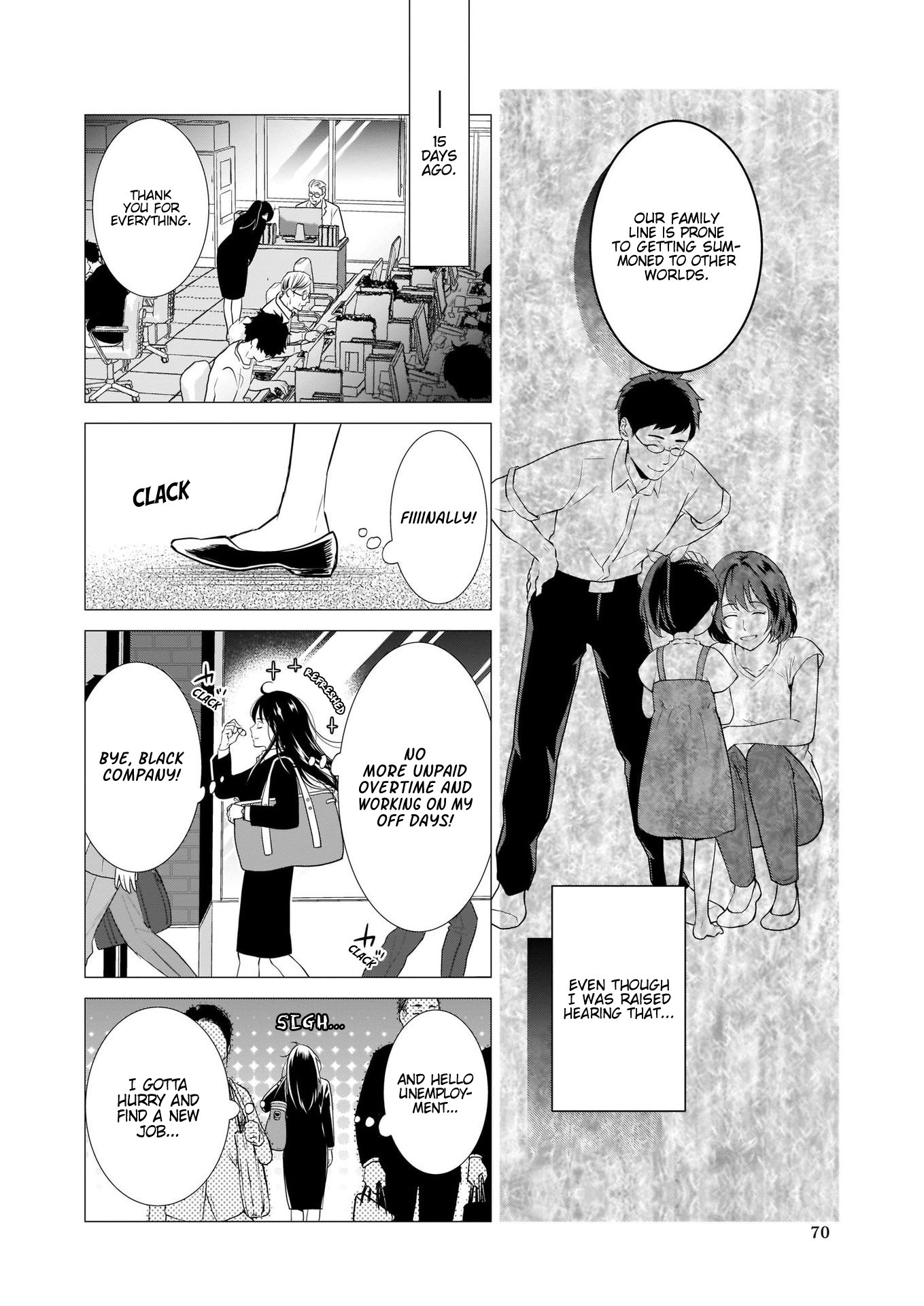 The Lunchlady is a Saintess! ~Warm Recipes from the Girl from Another World~ chapter 1 page 8