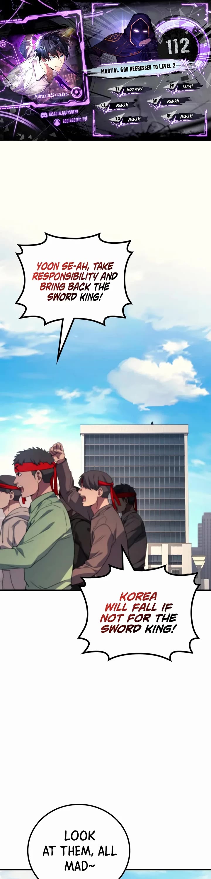 The Martial God who Regressed Back to Level 2 chapter 112 page 1