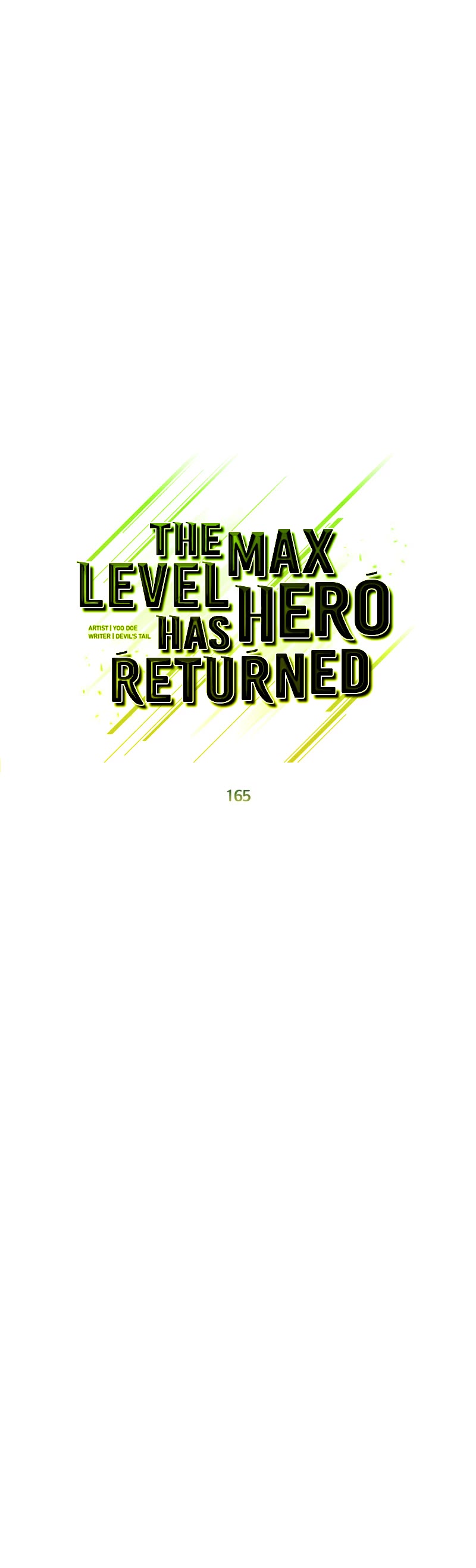 The MAX leveled hero will return! chapter 165 page 6