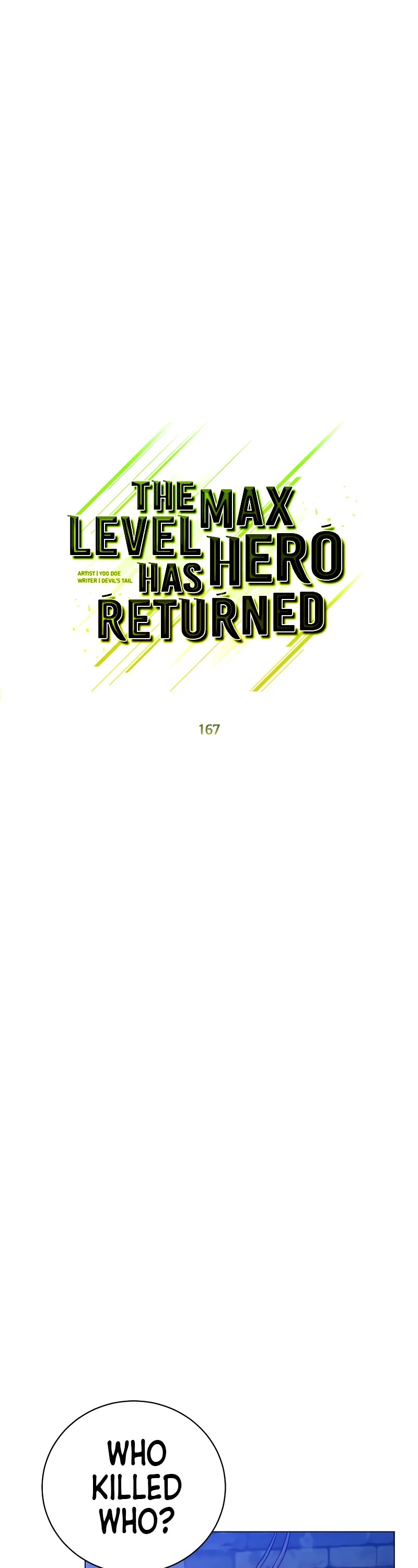 The MAX leveled hero will return! chapter 167 page 20