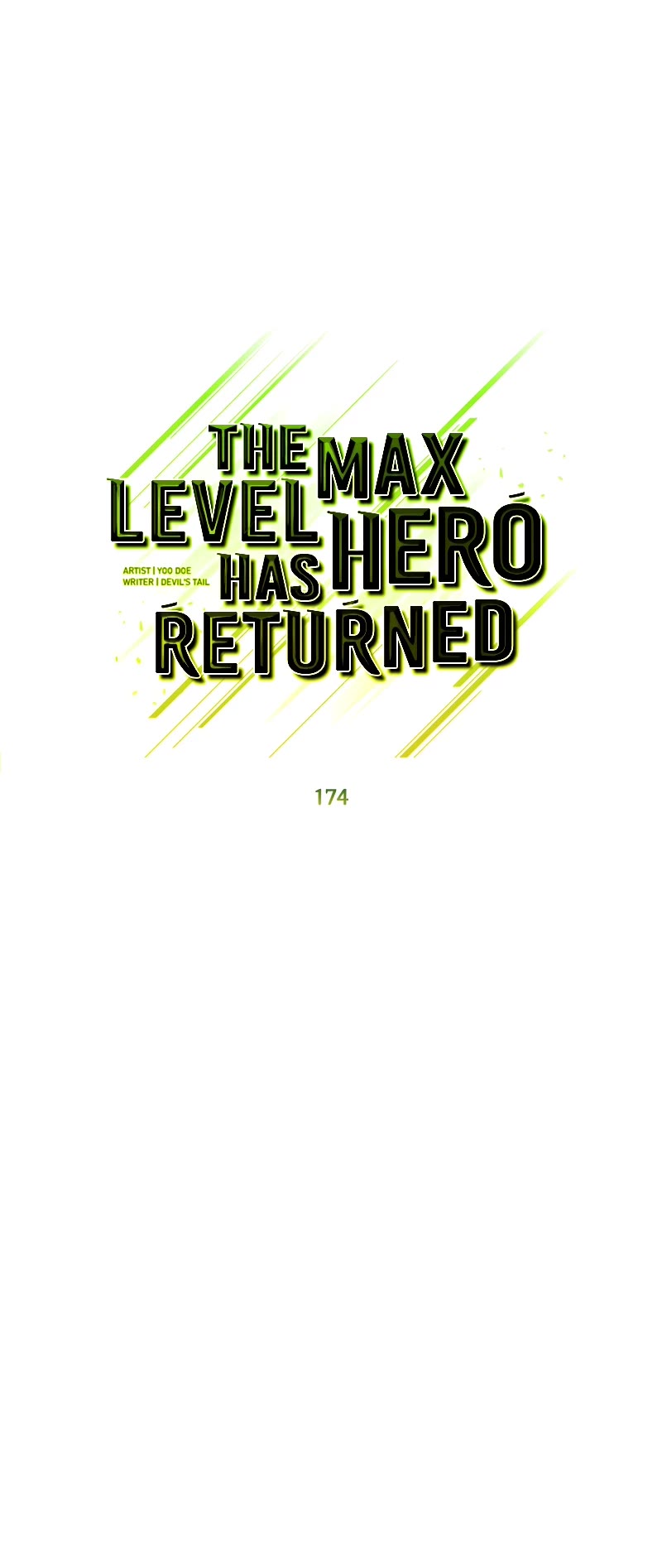 The MAX leveled hero will return! chapter 174 page 13