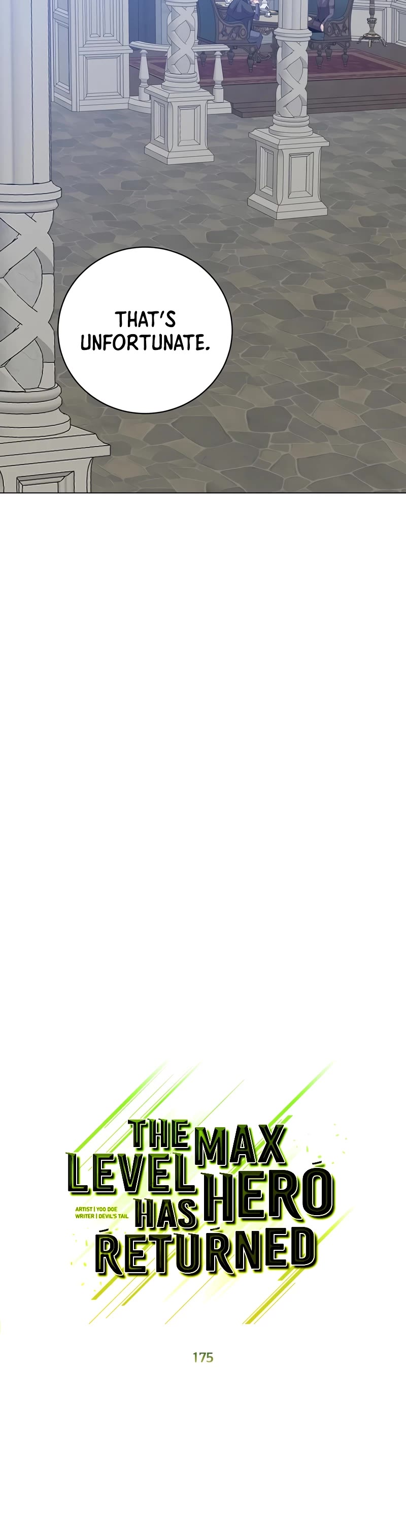 The MAX leveled hero will return! chapter 175 page 19