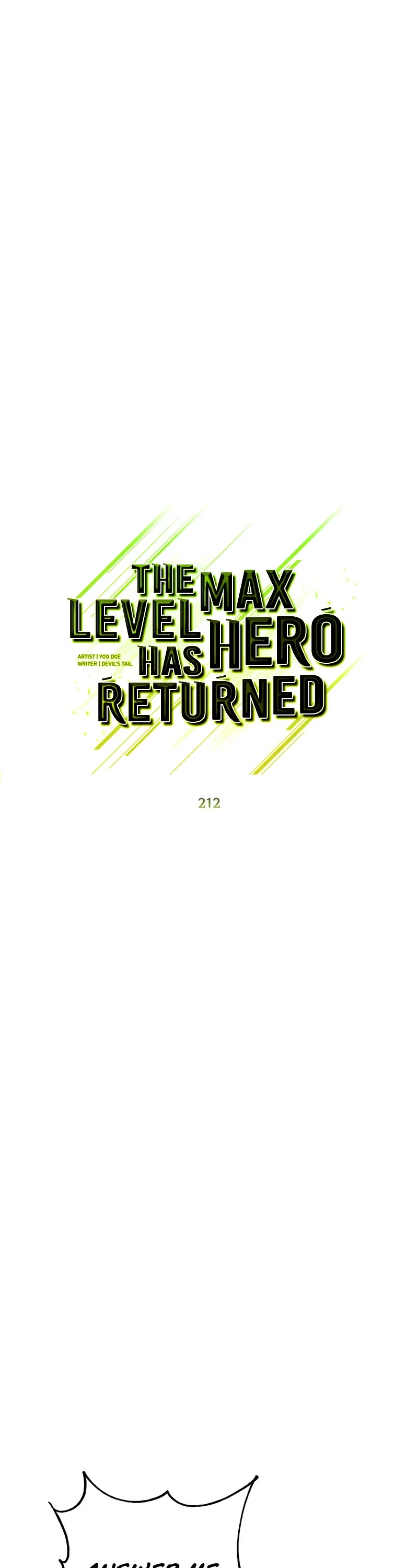 The MAX leveled hero will return! chapter 212 page 29