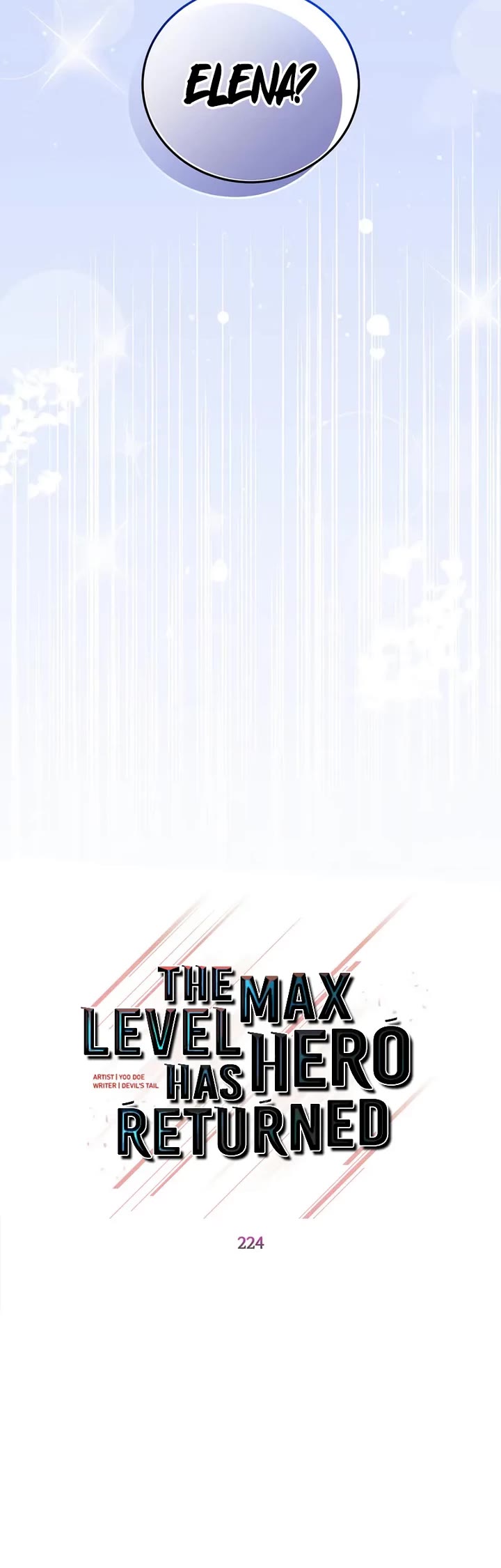 The MAX leveled hero will return! chapter 224 page 20