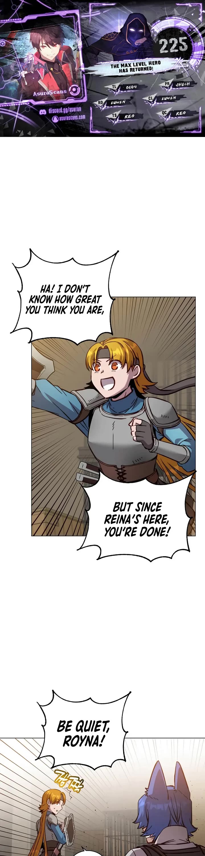 The MAX leveled hero will return! chapter 225 page 1