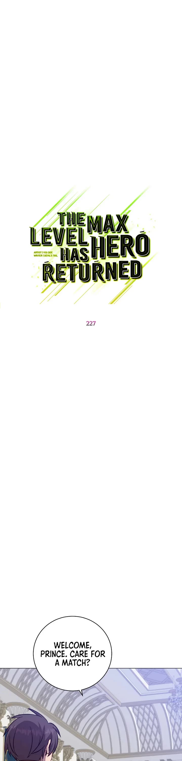 The MAX leveled hero will return! chapter 227 page 17