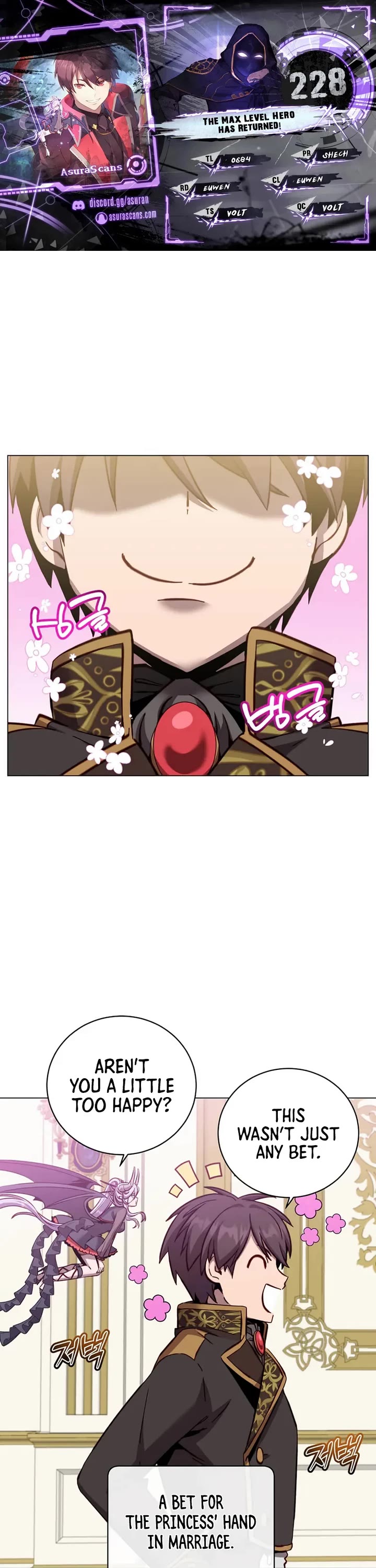 The MAX leveled hero will return! chapter 228 page 1