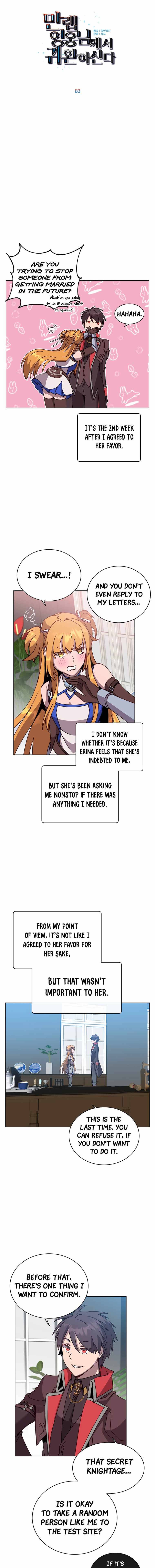 The MAX leveled hero will return! chapter 83 page 5