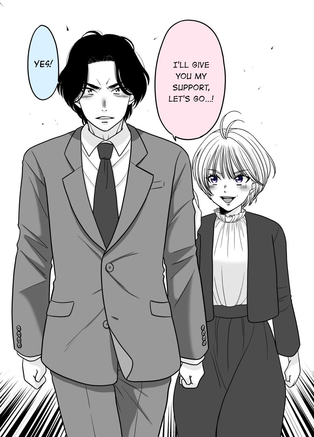 The Mentor and the New Employee Who are Getting More and More Into Each Other chapter 49 page 1