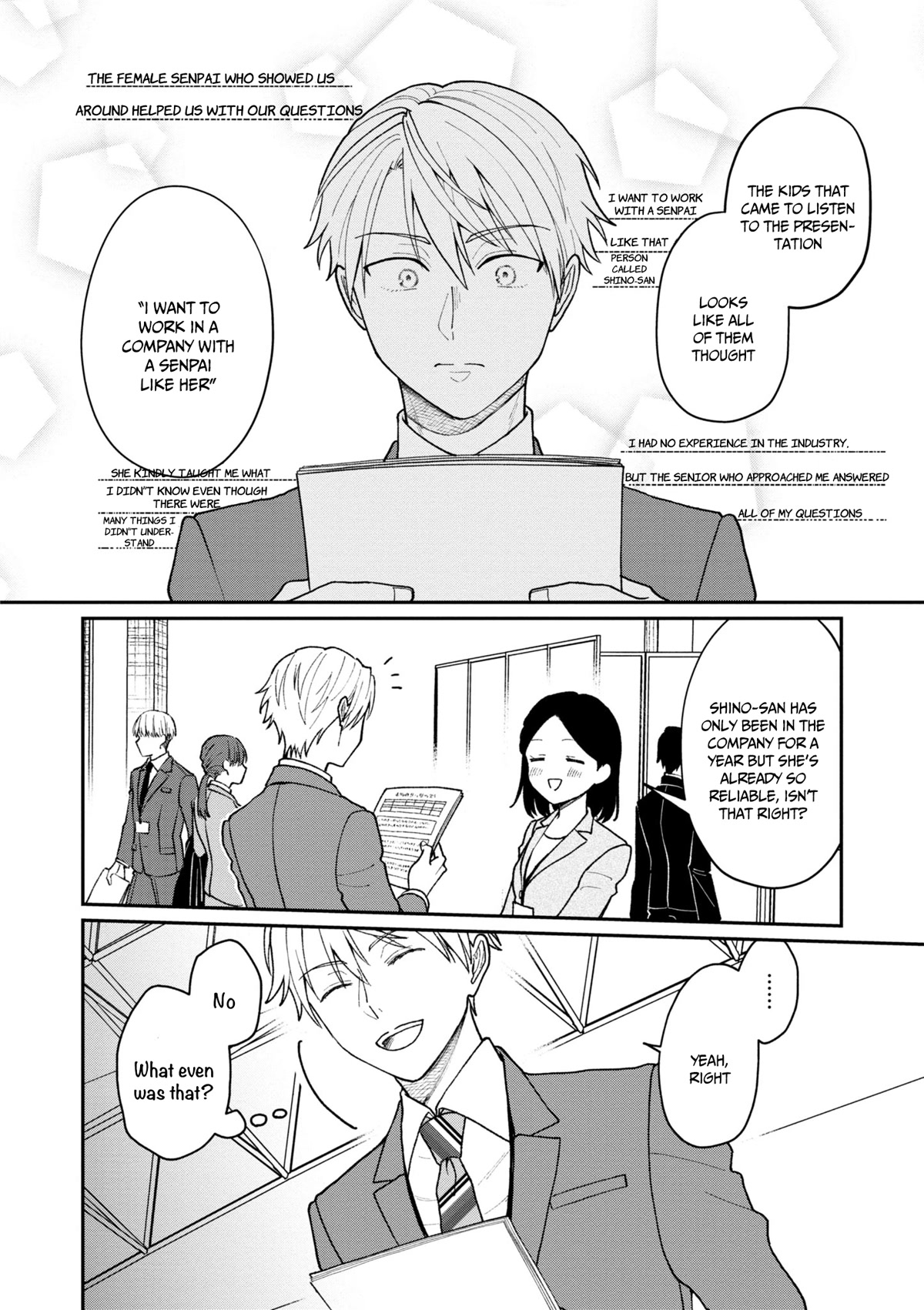 The New-Hire Who Could "Read" Emotions and the Unsociable Senpai chapter 19 page 9