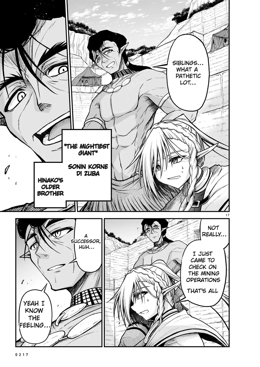 The Onee-sama and the Giant chapter 23.1 page 17