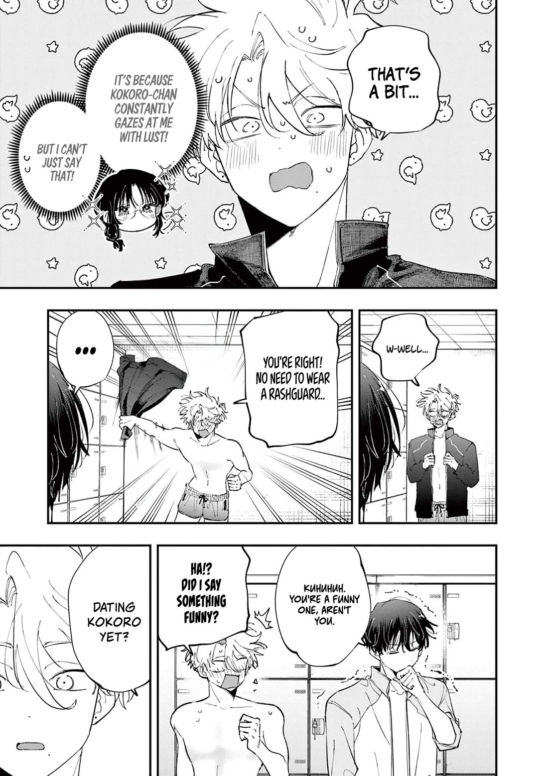 The Person Sitting Next to Me Looking at Me with Perverted Eyes chapter 100 page 3