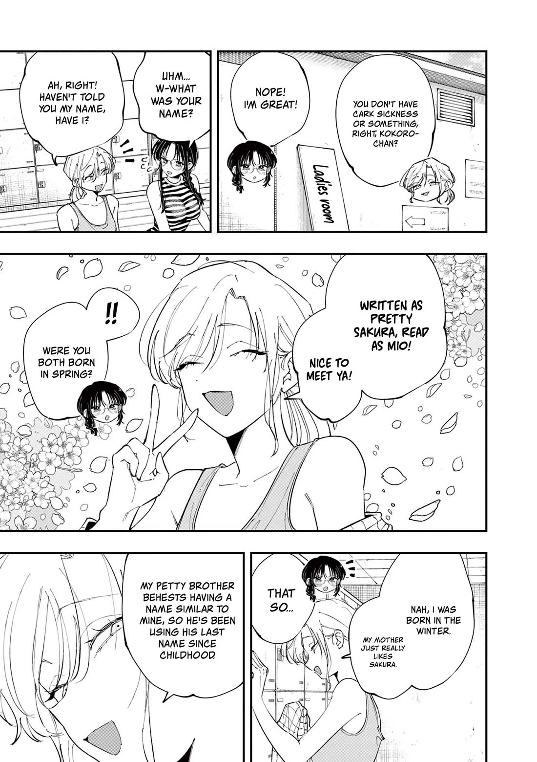 The Person Sitting Next to Me Looking at Me with Perverted Eyes chapter 101 page 1