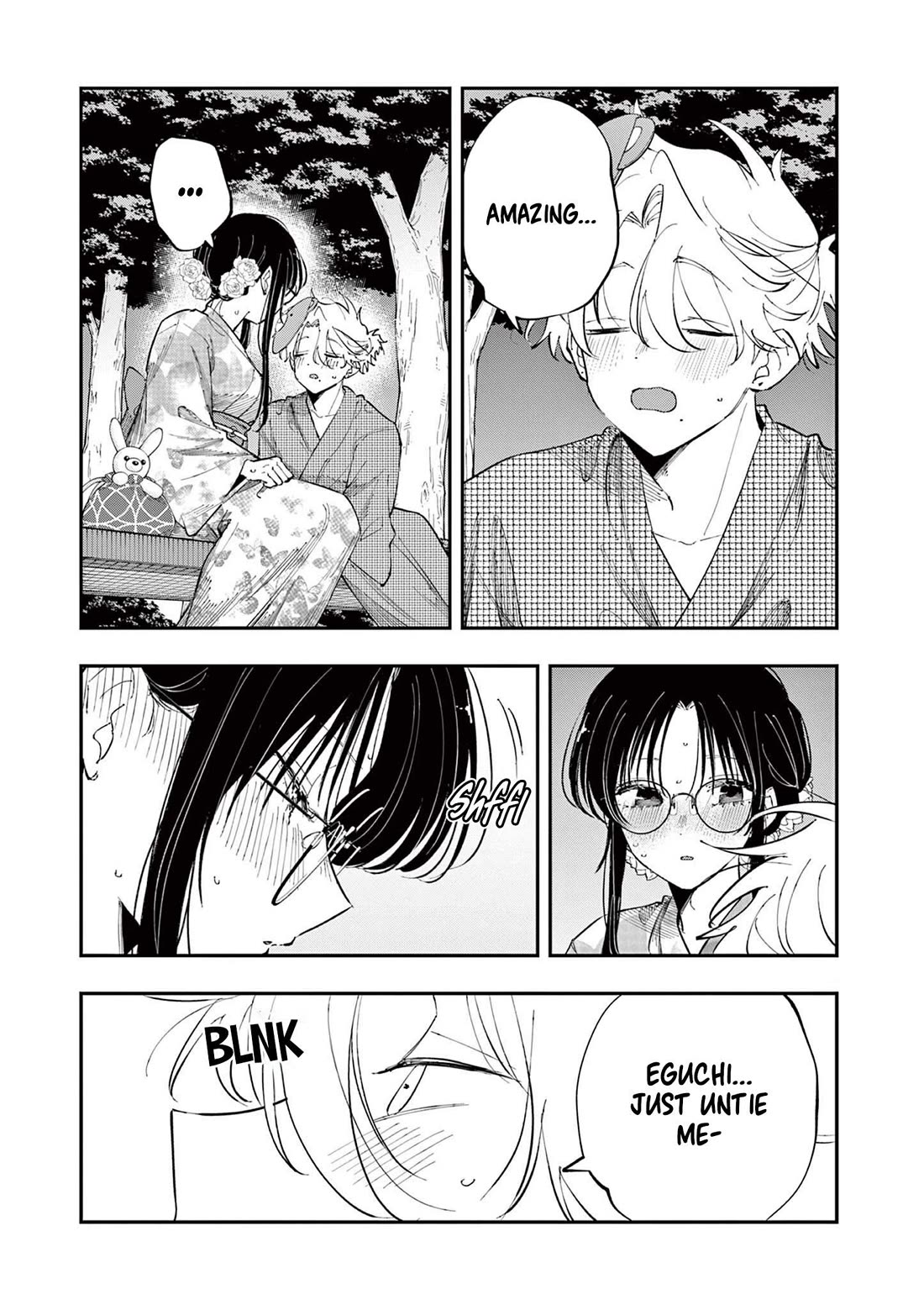 The Person Sitting Next to Me Looking at Me with Perverted Eyes chapter 88 page 1