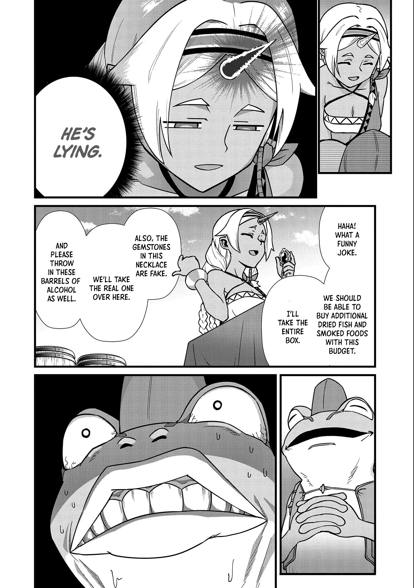 The Population Of The Frontier Owner Starts With 0. "Dias The Blue" And A Blue Horned Girl. chapter 21 page 20