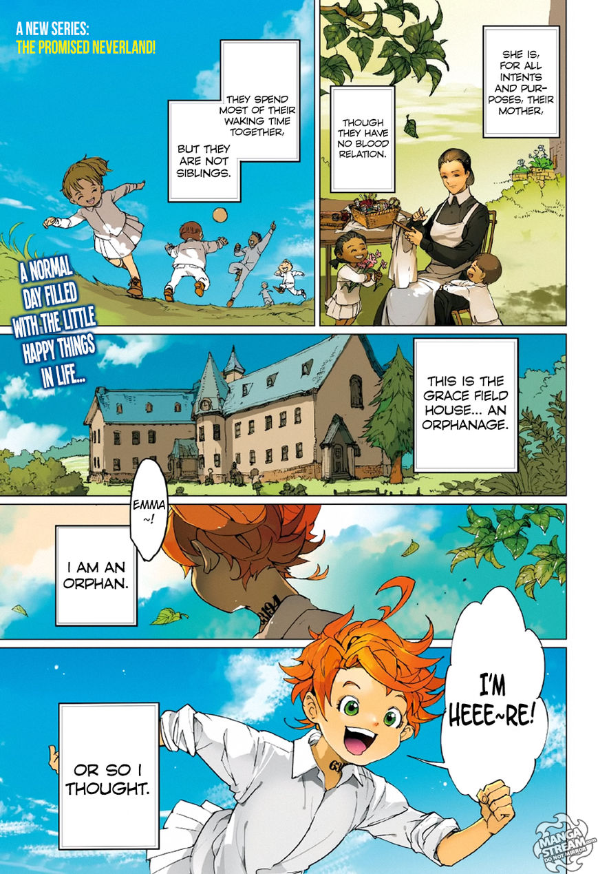 The Promised Neverland chapter 1 page 2