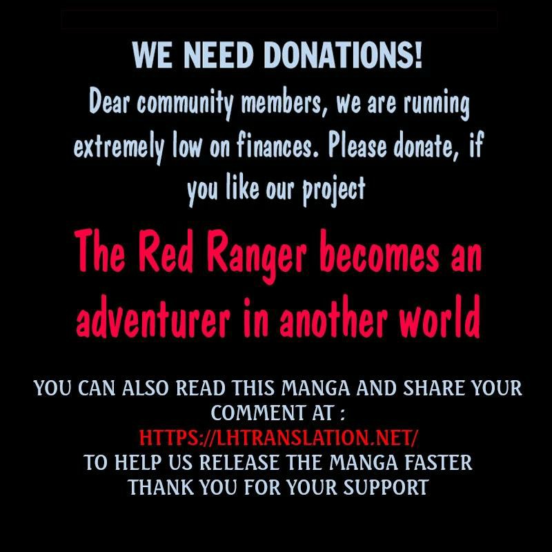 The Red Ranger Becomes an Adventurer in Another World chapter 8 page 36