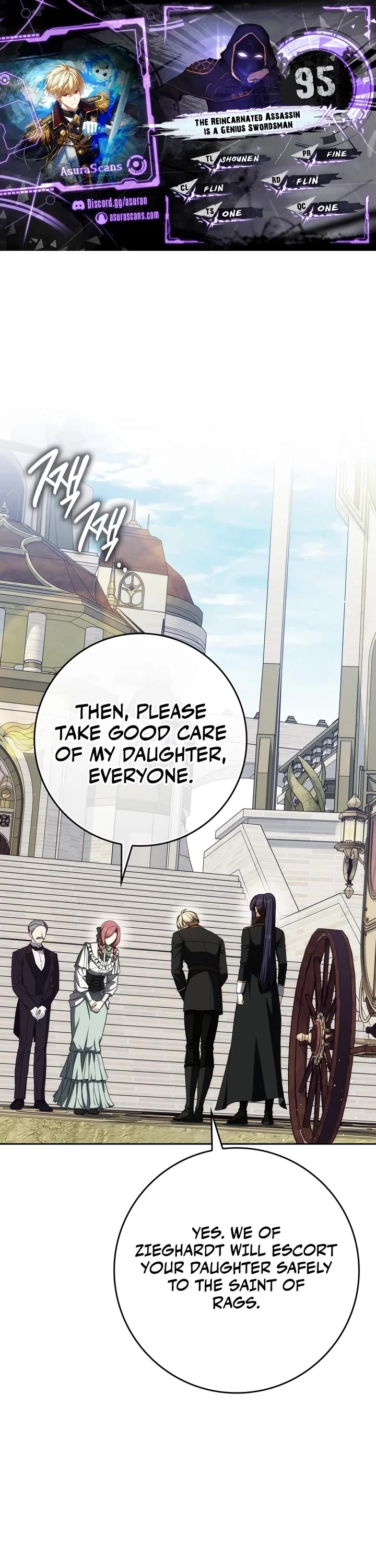 The Reincarnated Assassin is a Genius Swordsman chapter 95 page 1