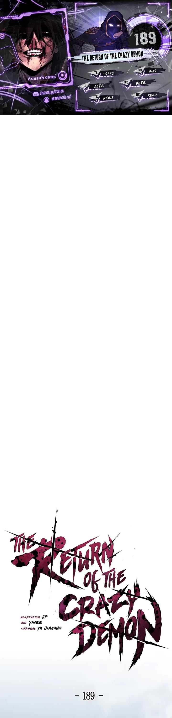 The Return of the Crazy Demon chapter 189 page 1