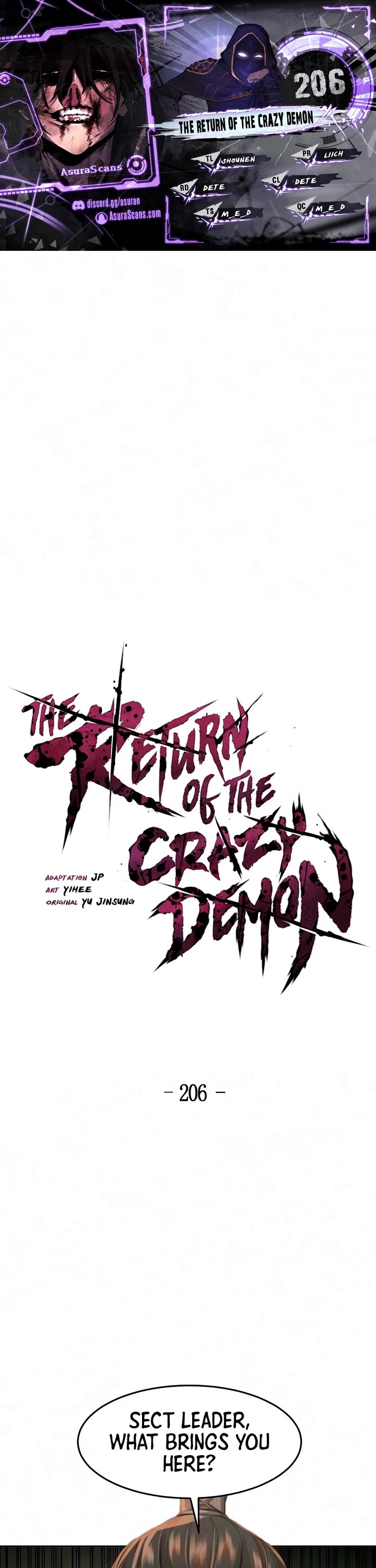 The Return of the Crazy Demon chapter 206 page 1