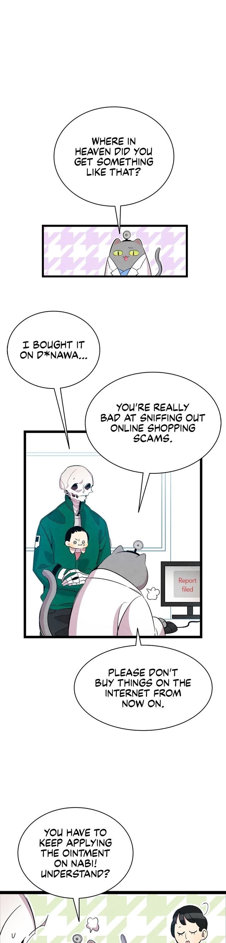 The Skeleton Becomes a Cat Dad chapter 67 page 8