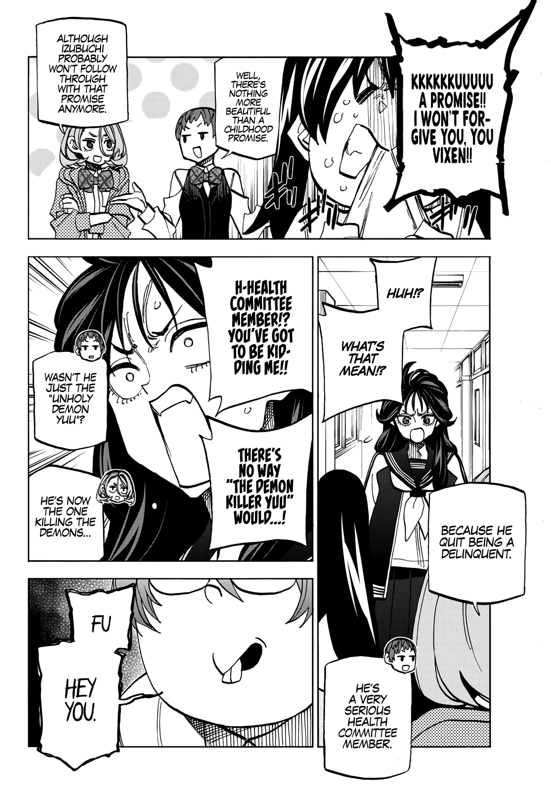 The Story Between a Dumb Prefect and a High School Girl with an Inappropriate Skirt Length chapter 37 page 10