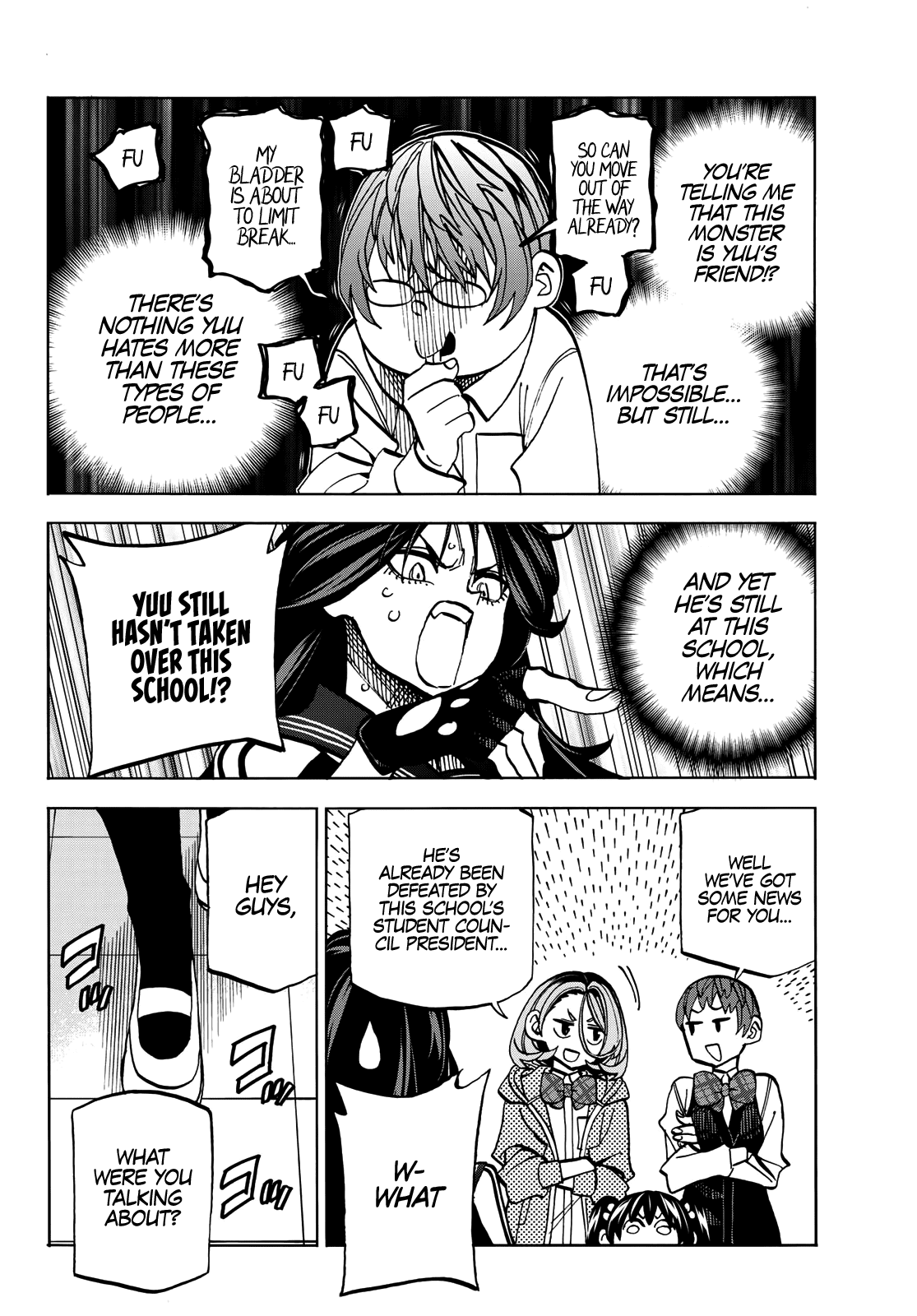 The Story Between a Dumb Prefect and a High School Girl with an Inappropriate Skirt Length chapter 37 page 12