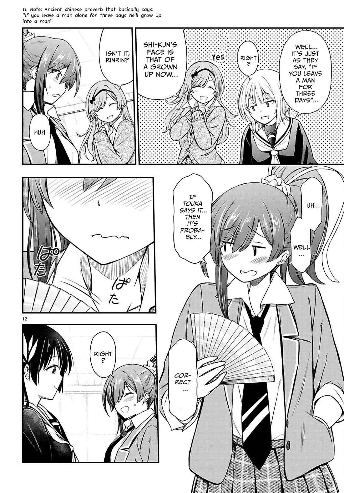 The Story of Being Taught How to Fight by a Delinquent Gyaru chapter 12 page 12