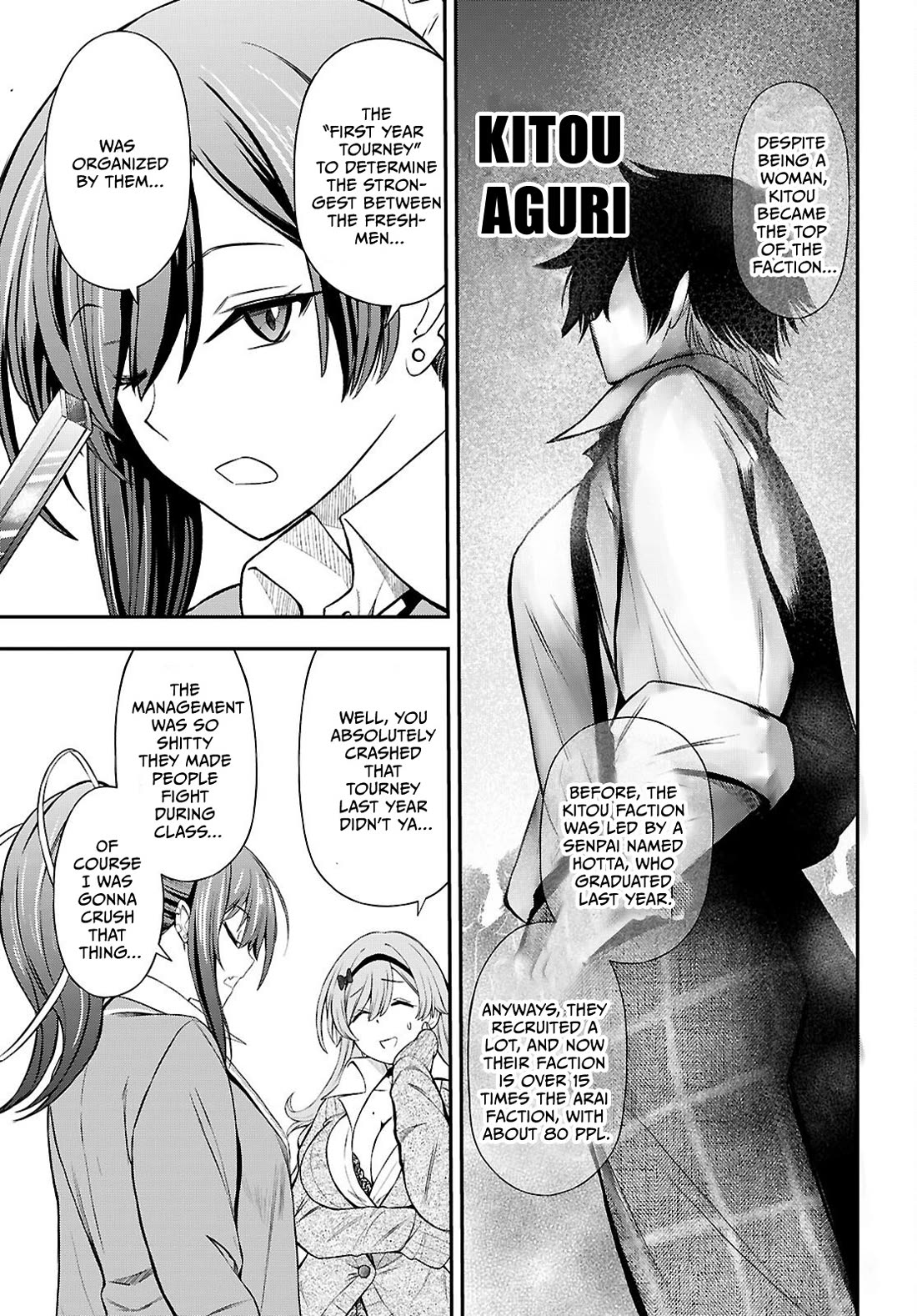 The Story of Being Taught How to Fight by a Delinquent Gyaru chapter 12 page 15