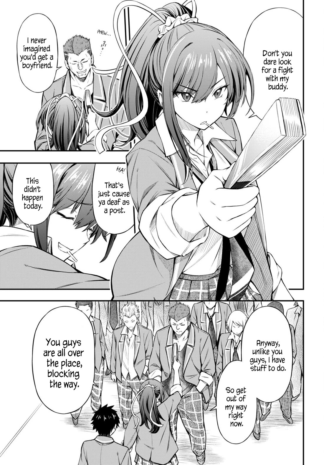 The Story of Being Taught How to Fight by a Delinquent Gyaru chapter 2 page 14