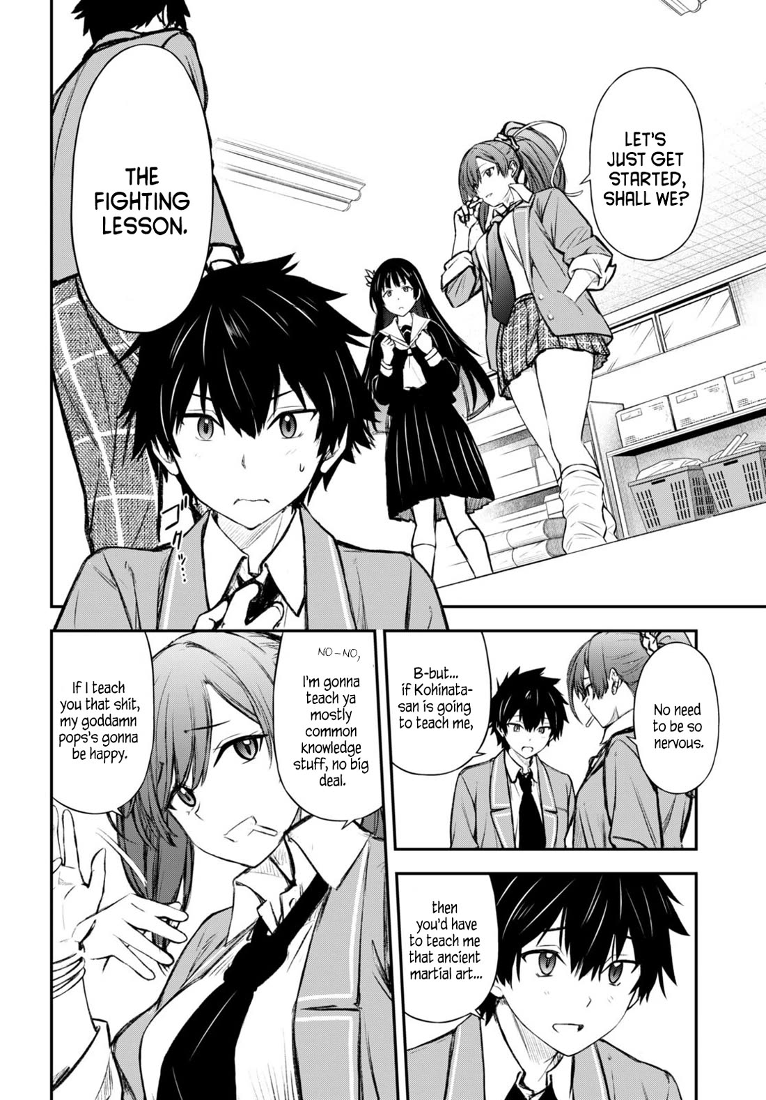 The Story of Being Taught How to Fight by a Delinquent Gyaru chapter 3 page 4