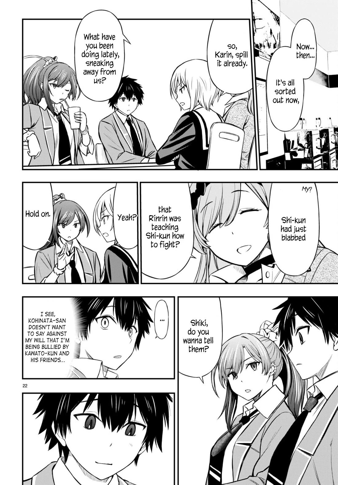 The Story of Being Taught How to Fight by a Delinquent Gyaru chapter 5 page 21