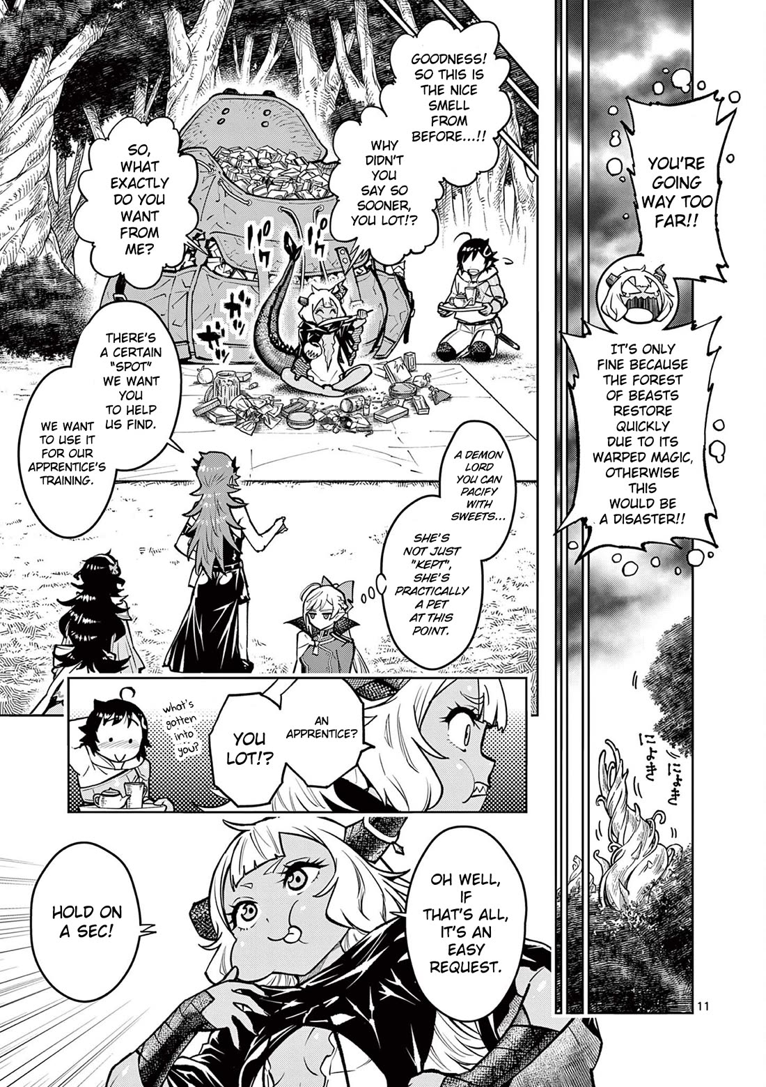 The Strongest Female Masters, Who Are Trying to Raise Me Up, Are in Shambles Over Their Training Policy chapter 30 page 11