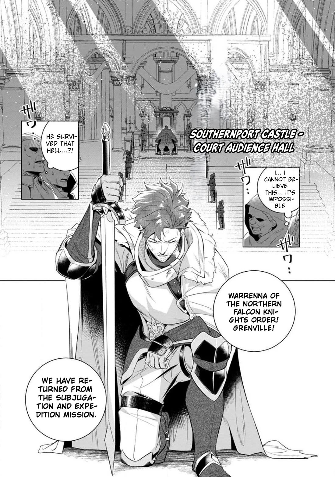 The Strongest Old Knight Commander is Celebrated as a Hero in the Countryside After Being Cheated on and Exiled chapter 1 page 14