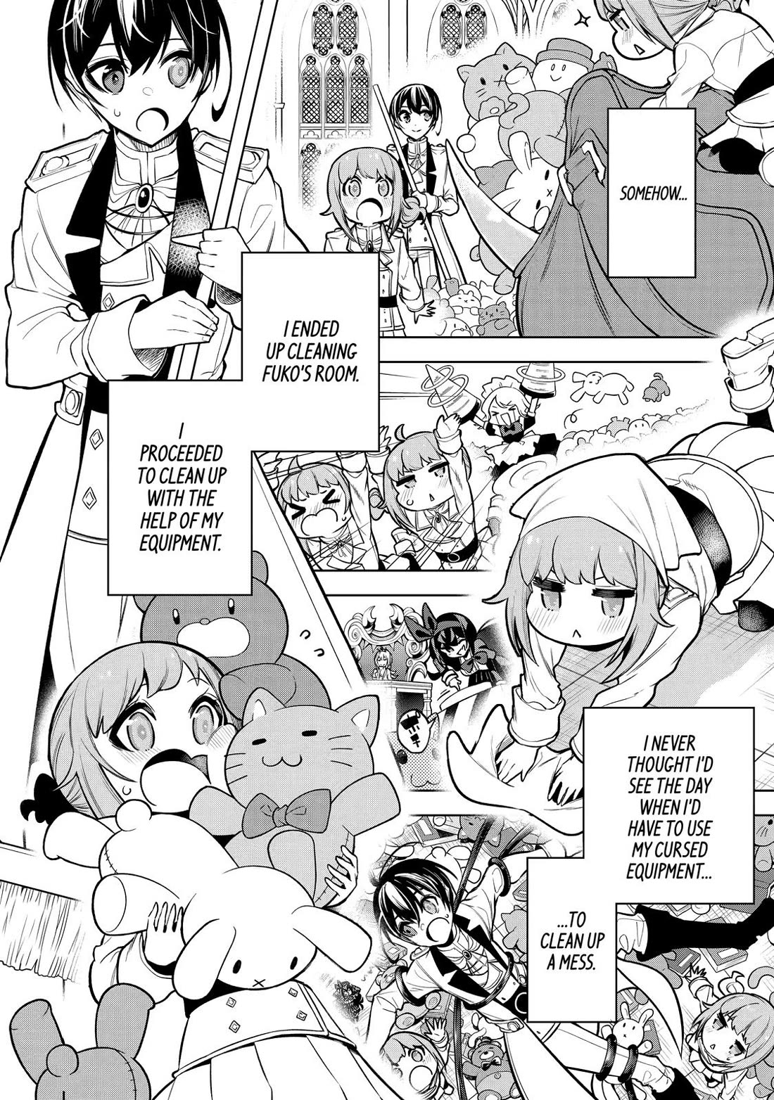 The Strongest Swordsman Has Zero Equipment Slots, but He Can Equip up to 9999 Items if It’s (Cute) Cursed Equipment chapter 35 page 20