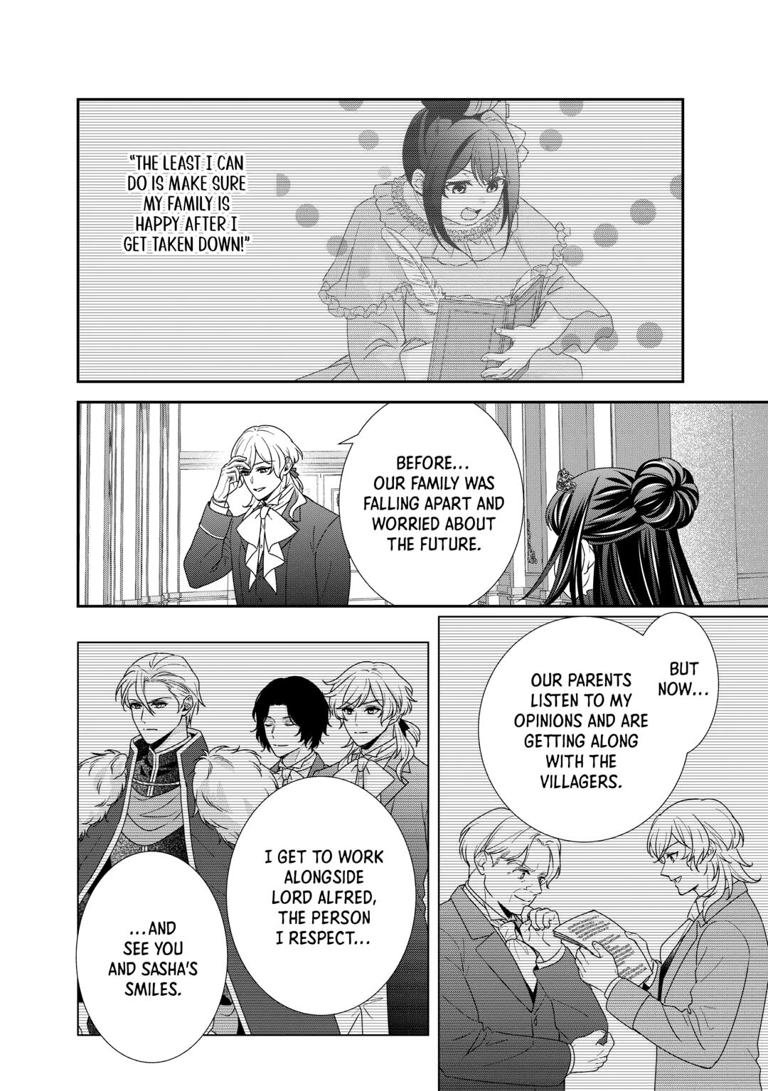 The Struggle of Being Reincarnated as the Marquess's Daughter: I'll Deal with What’s Coming to Me! chapter 38 page 28