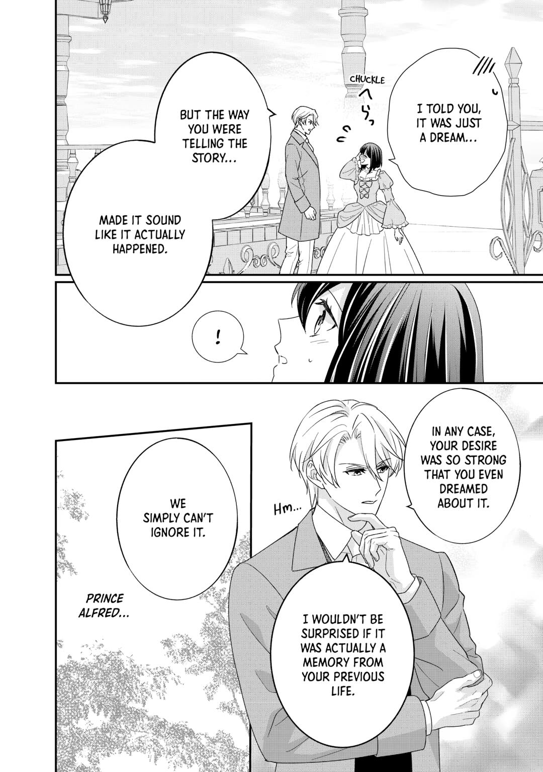 The Struggle of Being Reincarnated as the Marquess's Daughter: I'll Deal with What’s Coming to Me! chapter 38 page 8