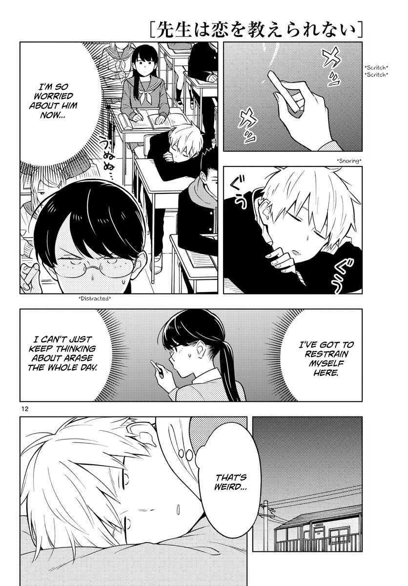 The Teacher Can Not Tell Me Love chapter 10 page 12