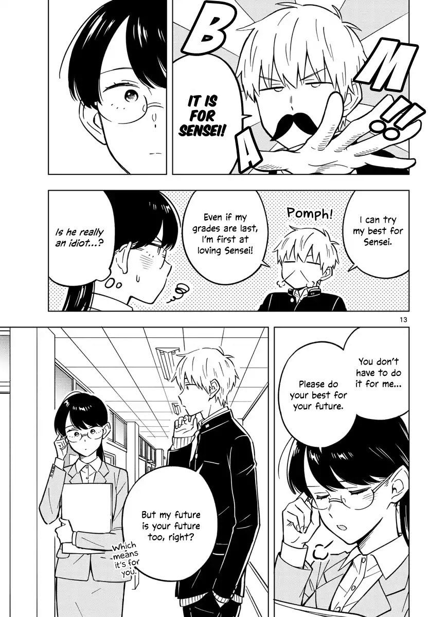 The Teacher Can Not Tell Me Love chapter 16 page 13