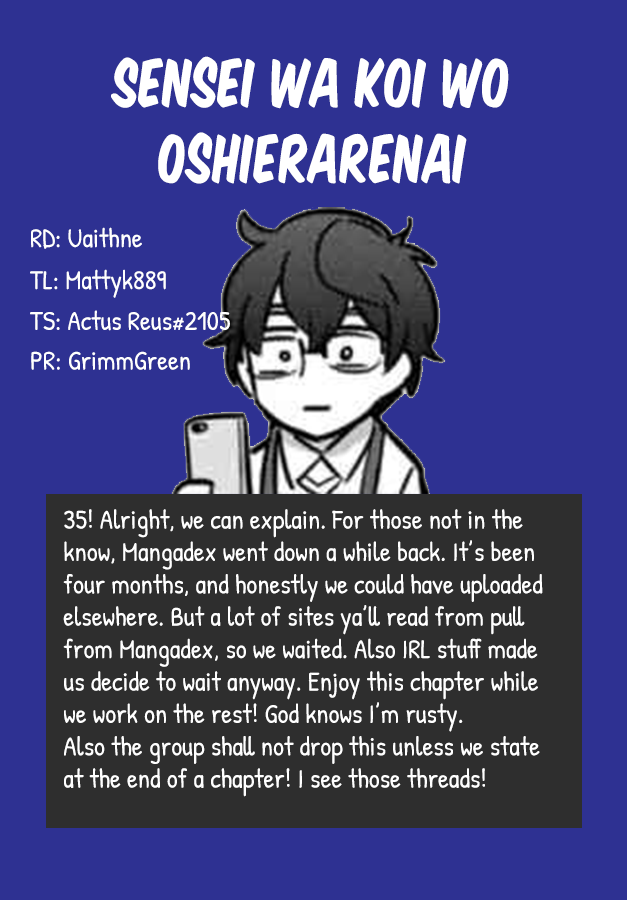 The Teacher Can Not Tell Me Love chapter 35 page 23