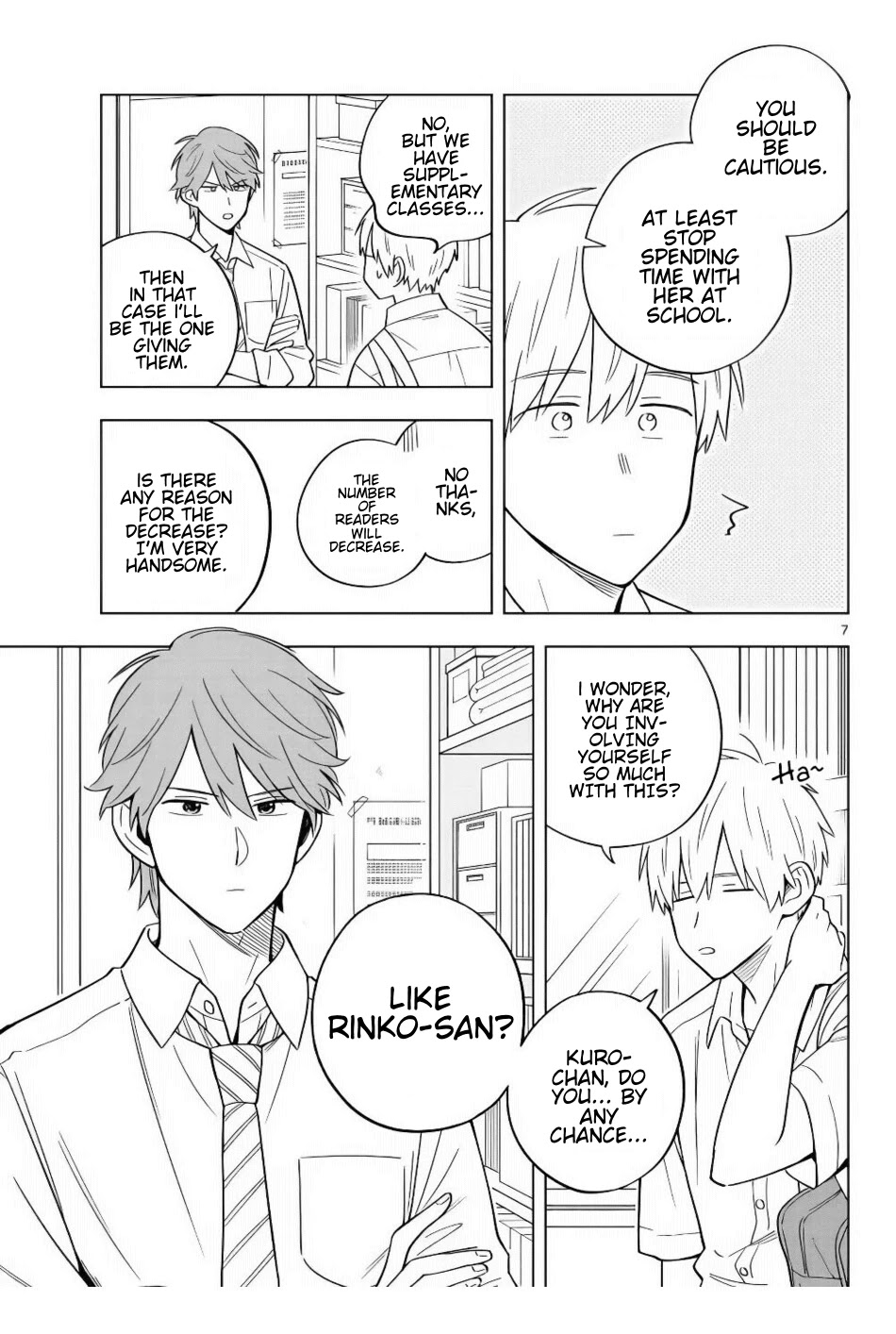 The Teacher Can Not Tell Me Love chapter 39 page 8