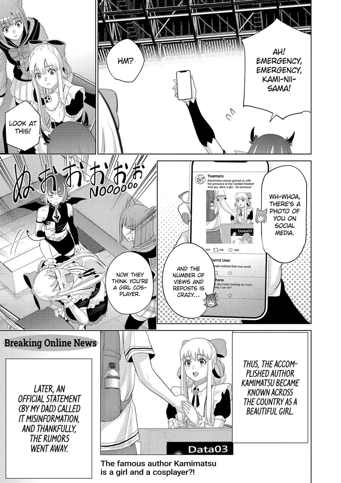 The Teen Web Novelist is a Girl Magnet: Now My Crush Feels Bad for Rejecting Me! chapter 42 page 22