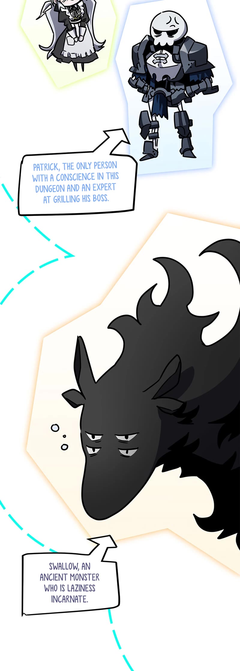 Act Like a Boss Monster, Mr. Swallow! chapter 1 page 58